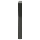 spisebordsben 2 stk. antracit 70 x (72-73,3) cm stål