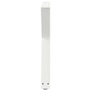 spisebordsben 2 stk. hvid 80 x (72-73,3) cm stål