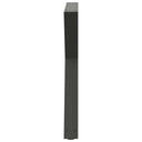 spisebordsben 2 stk. antracit 80 x (72-73,3) cm stål