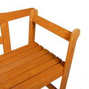Udendørs bænk Brun 119 x 44 x 76 cm Massiv fyrretræ