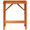 Plantebord med hylde Brun 75 x 40 x 90 cm Massiv fyrretræ