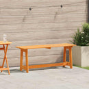 Udendørs bænk Brun 119 x 37 x 47 cm Massiv fyrretræ