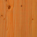 Udendørs bænk Brun 119 x 37 x 47 cm Massiv fyrretræ
