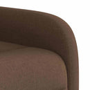 eldrevet massagestol stof brun