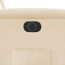 løftestol mikrofiberstof beige