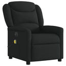 eldrevet massagestol stof sort
