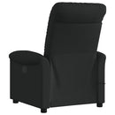 eldrevet massagestol stof sort