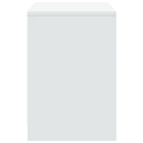 tv-bord med LED-lys 100x34x50 cm konstrueret træ hvid