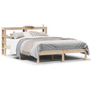 sengeramme uden madras 140x190 cm massivt fyrretræ