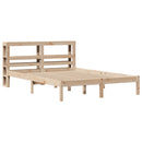 sengeramme uden madras 140x190 cm massivt fyrretræ