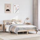 sengeramme uden madras 140x190 cm massivt fyrretræ
