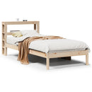 sengeramme uden madras 90x200 cm massivt fyrretræ