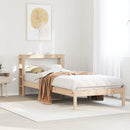 sengeramme uden madras 90x200 cm massivt fyrretræ