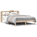sengeramme uden madras 120x200 cm massivt fyrretræ