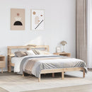 sengeramme uden madras 160x200 cm massivt fyrretræ