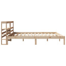sengeramme uden madras 180x200 cm massivt fyrretræ