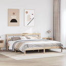 sengeramme uden madras 180x200 cm massivt fyrretræ