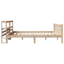 sengeramme uden madras 180x200 cm massivt fyrretræ