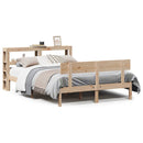 sengeramme uden madras 140x190 cm massivt fyrretræ