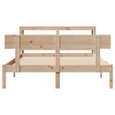 sengeramme uden madras 140x190 cm massivt fyrretræ