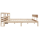 sengeramme uden madras 180x200 cm massivt fyrretræ