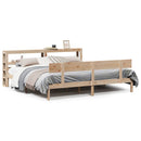 sengeramme uden madras 200x200 cm massivt fyrretræ