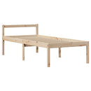 seniorseng med sengegavl 75x190 cm massivt fyrretræ