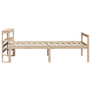 seniorseng med sengegavl 90x190 cm massivt fyrretræ