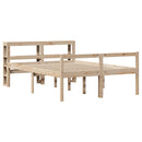 seniorseng med sengegavl 120x190 cm massivt fyrretræ
