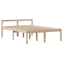 seniorseng med sengegavl 120x190 cm massivt fyrretræ