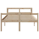 seniorseng med sengegavl 140x190 cm massivt fyrretræ