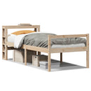 seniorseng med sengegavl 90x200 cm massivt fyrretræ