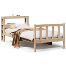 sengeramme uden madras 90x190 cm massivt fyrretræ