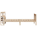 sengeramme uden madras 90x190 cm massivt fyrretræ
