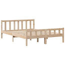 sengeramme uden madras 160x200 cm massivt fyrretræ