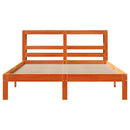 sengeramme uden madras 120x190 cm massivt fyrretræ gyldenbrun