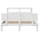 sengeramme med sengegavl135x190 cm massivt fyrretræ hvid