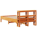 sengeramme uden madras 120x200 cm massivt fyrretræ gyldenbrun