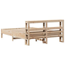 sengeramme uden madras 140x190 cm massivt fyrretræ