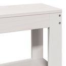 sengeramme uden madras 200x200 cm massivt fyrretræ hvid