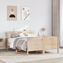 sengeramme uden madras 120x200 cm massivt fyrretræ