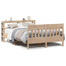 sengeramme uden madras 120x200 cm massivt fyrretræ