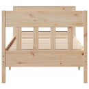 sengeramme uden madras 90x200 cm massivt fyrretræ