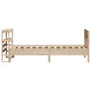 sengeramme uden madras 90x200 cm massivt fyrretræ