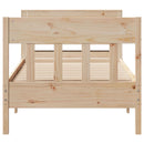 sengeramme uden madras 90x190 cm massivt fyrretræ