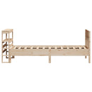 sengeramme uden madras 90x190 cm massivt fyrretræ