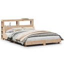 sengeramme uden madras 160x200 cm massivt fyrretræ