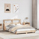 sengeramme uden madras 150x200 cm massivt fyrretræ