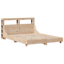 sengeramme uden madras 140x190 cm massivt fyrretræ