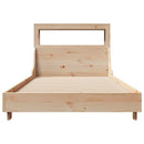 sengeramme uden madras 90x190 cm massivt fyrretræ